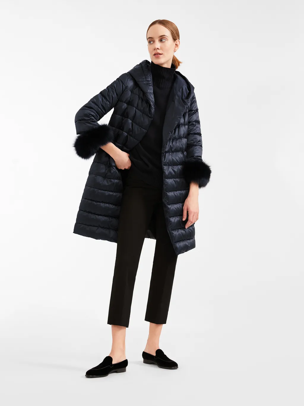 The Cube Belted Padded Coat