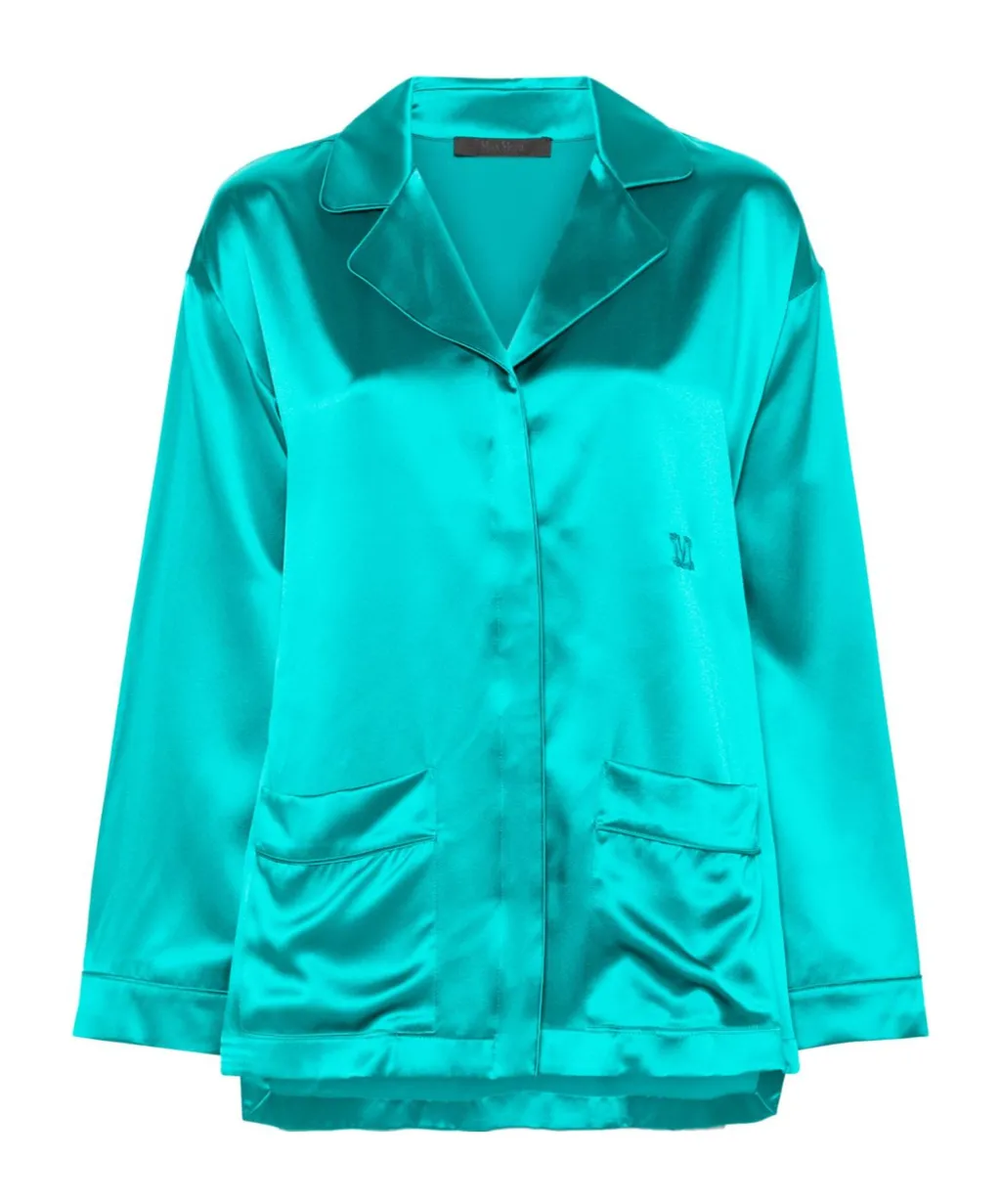 Logo Embroidered Pyjama Shirt