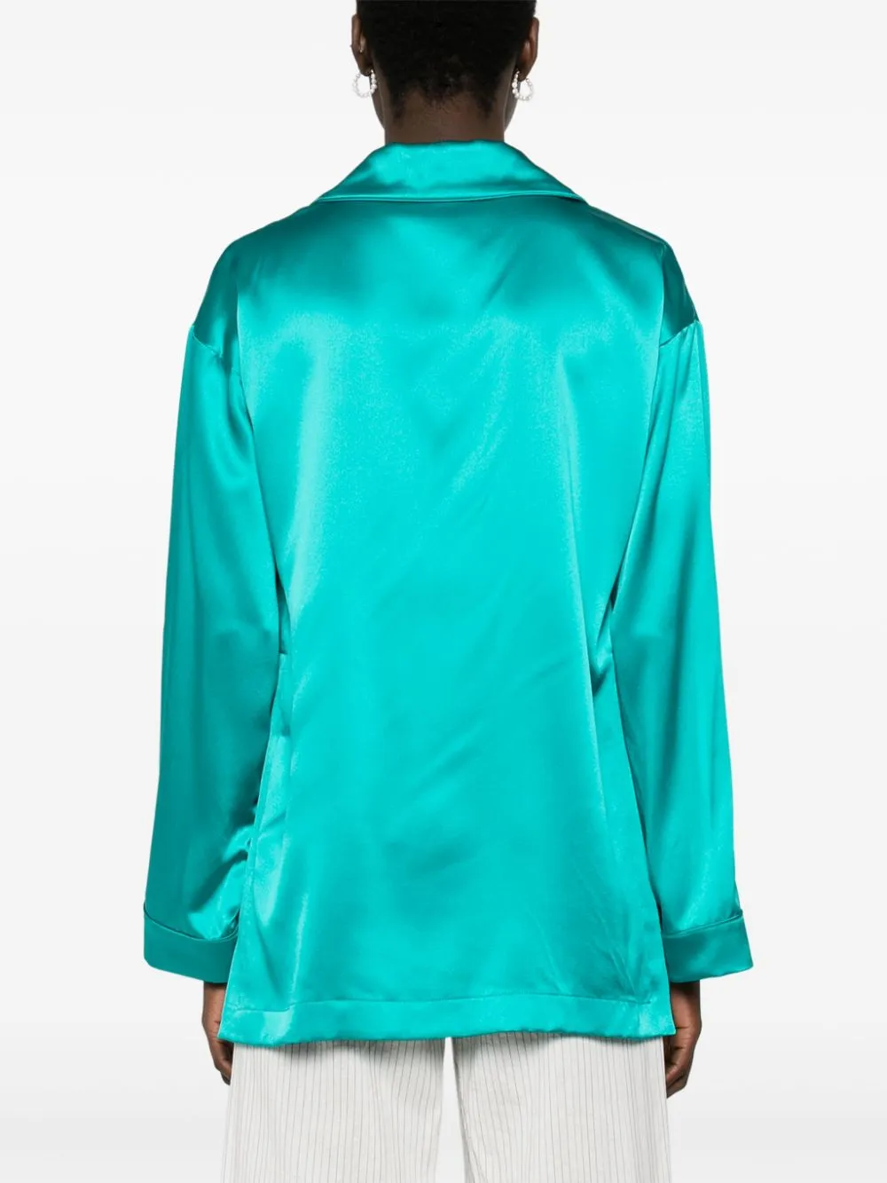 Logo Embroidered Pyjama Shirt