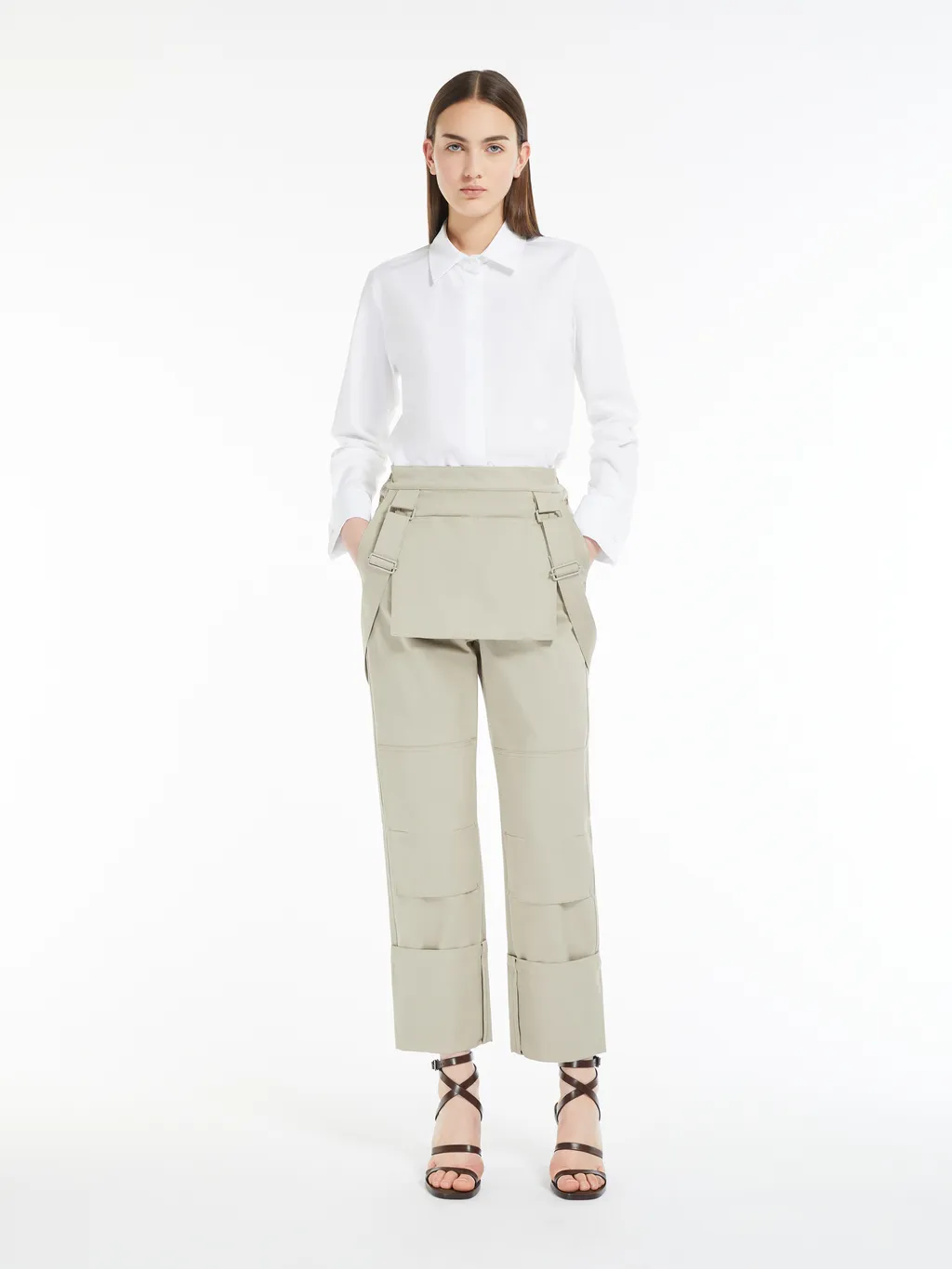 Collared Long-Sleeved Shirt