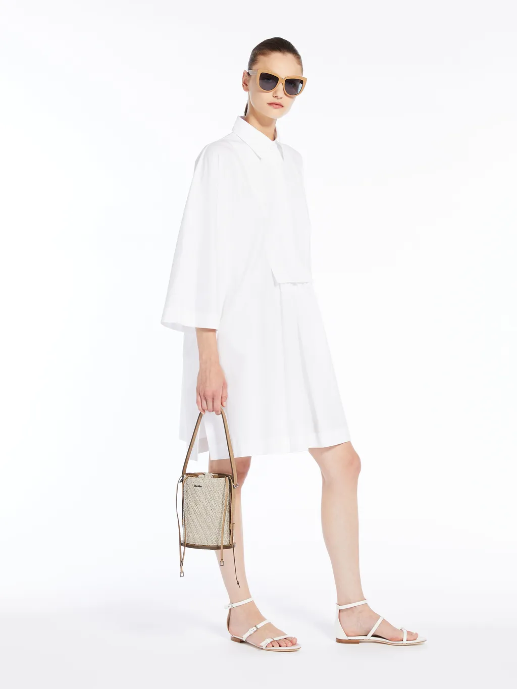 Lapel Shirt Dress