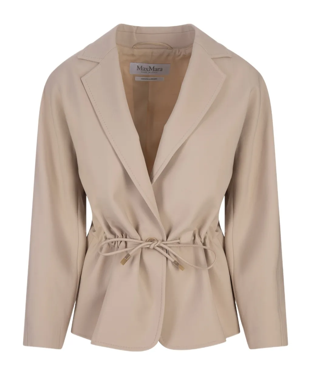 Drawstring Long-Sleeved Jacket