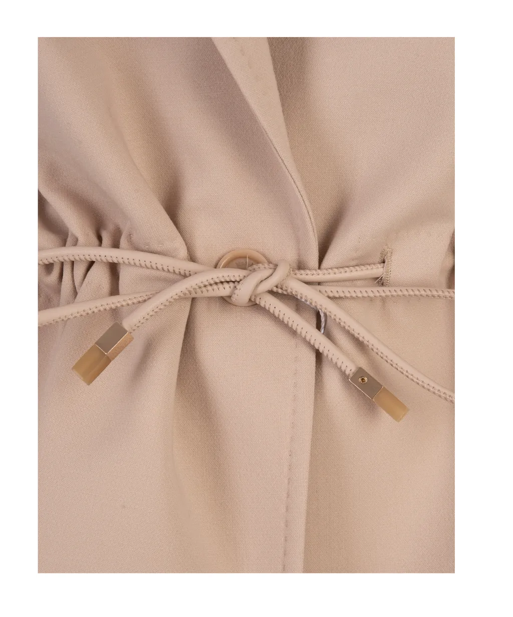 Drawstring Long-Sleeved Jacket