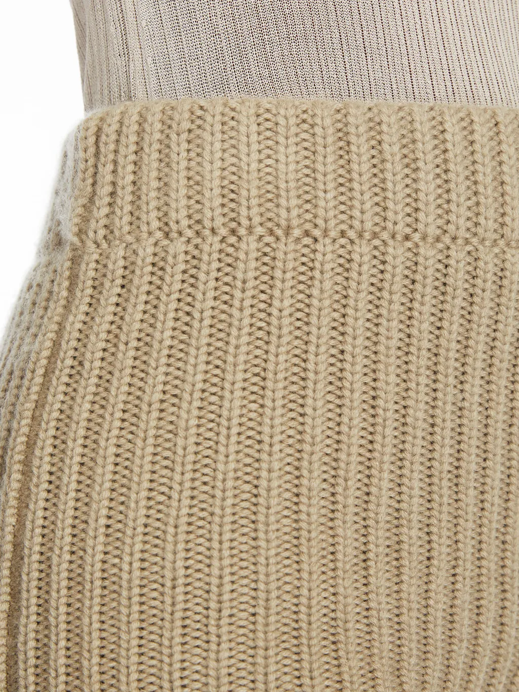 Rib Knitted High-Rise Shorts