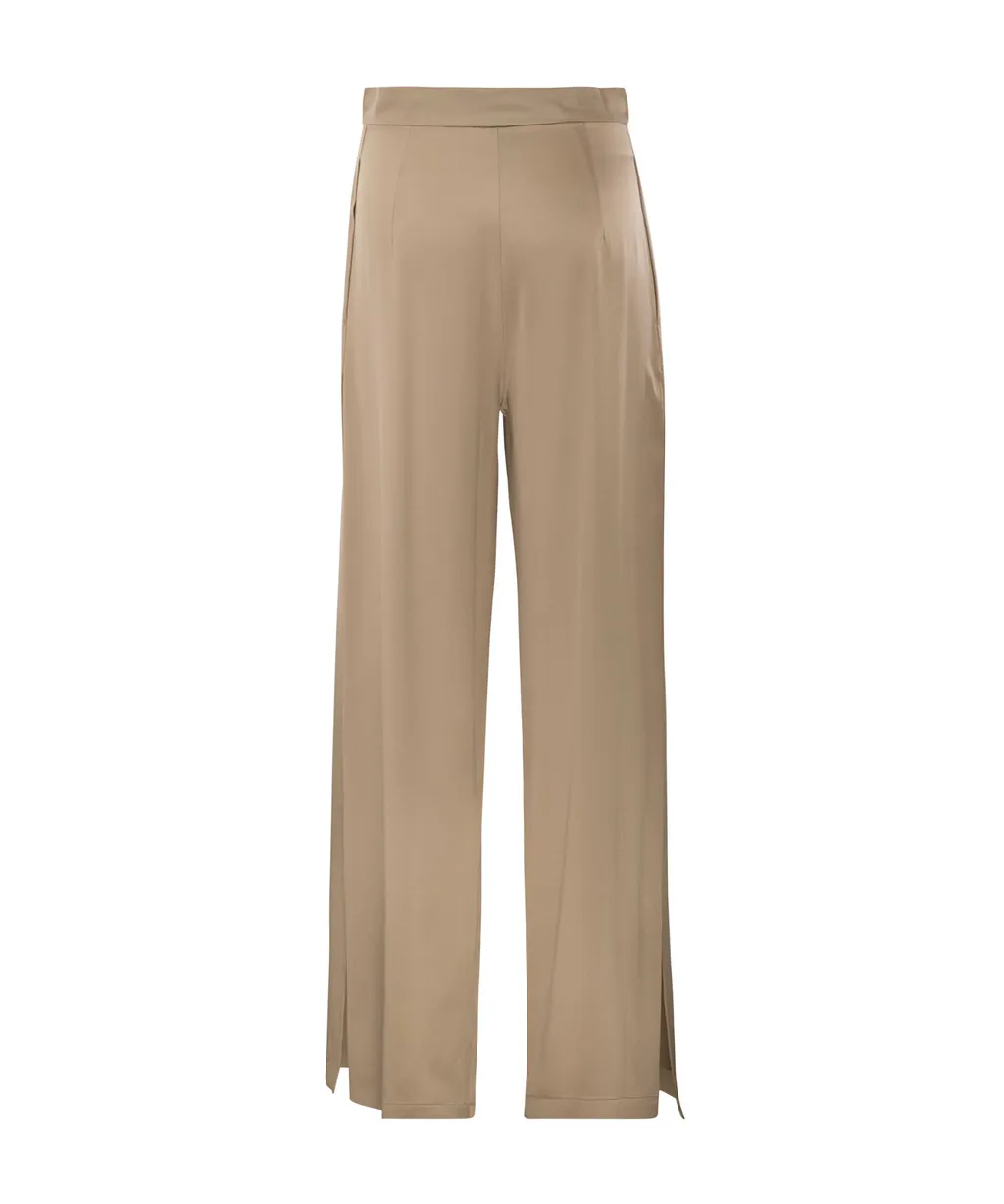 High Waist Straight Leg Trousers