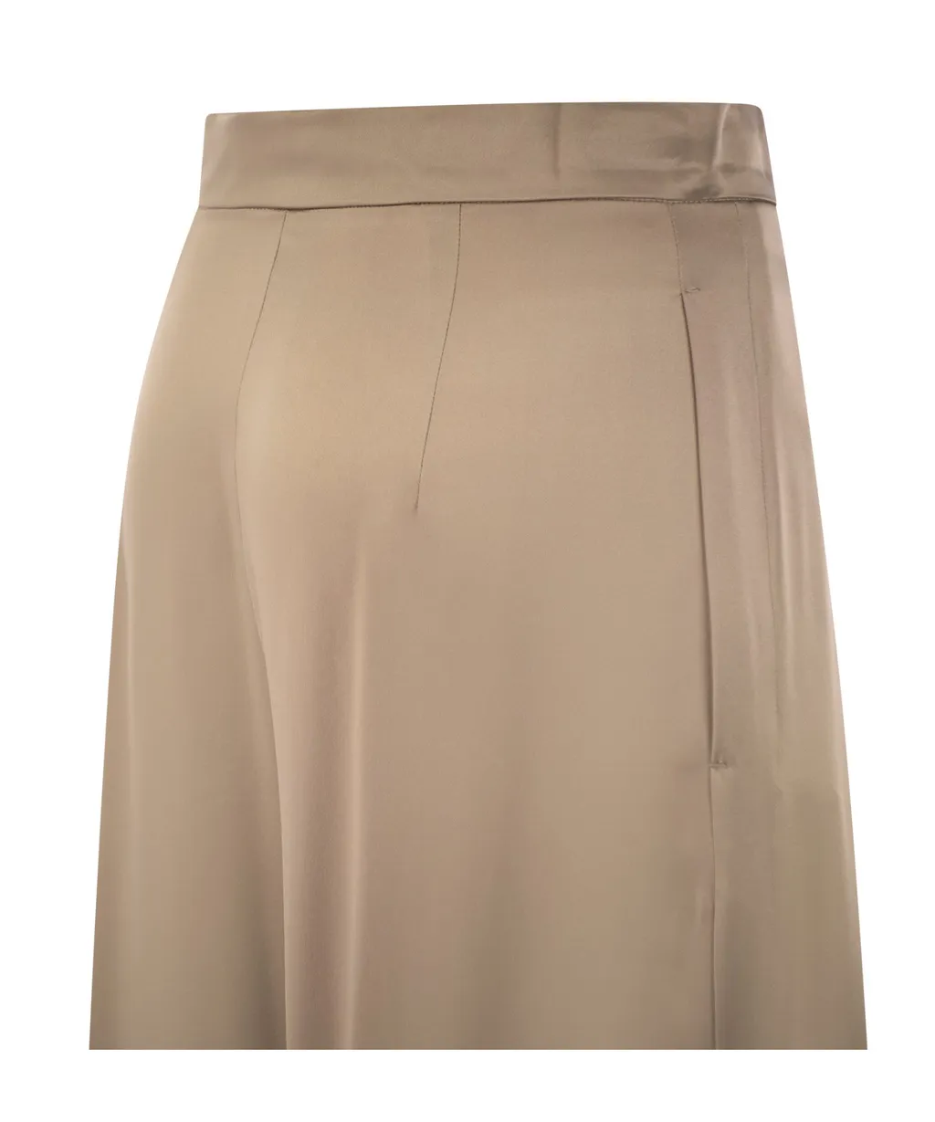 High Waist Straight Leg Trousers