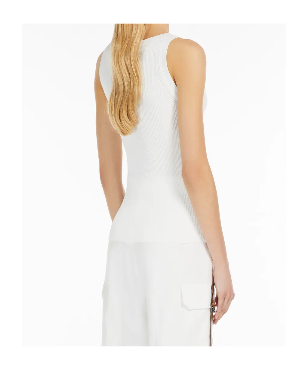 Zemira Ribbed Sleeveless Top