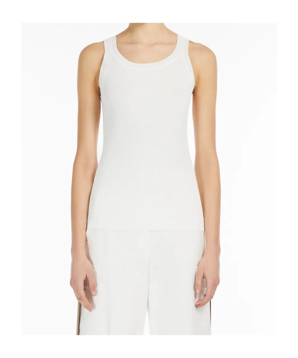Zemira Ribbed Sleeveless Top
