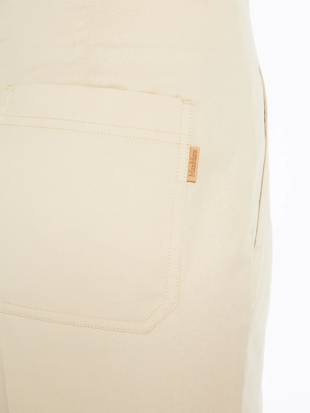 Logo Patch Straight Leg Pants