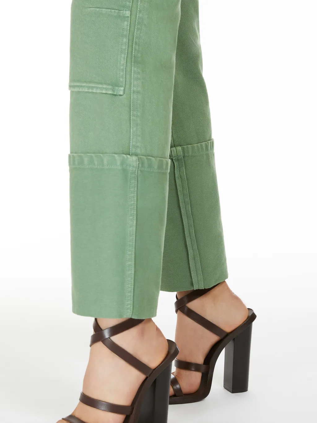 High Waisted Straight-Leg Pants