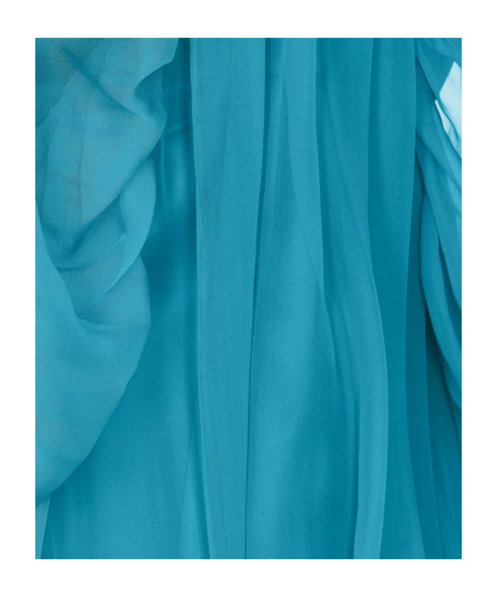 V-Neck Tulle Top