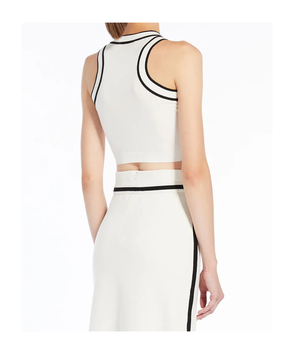 Crewneck Sleeveless Top