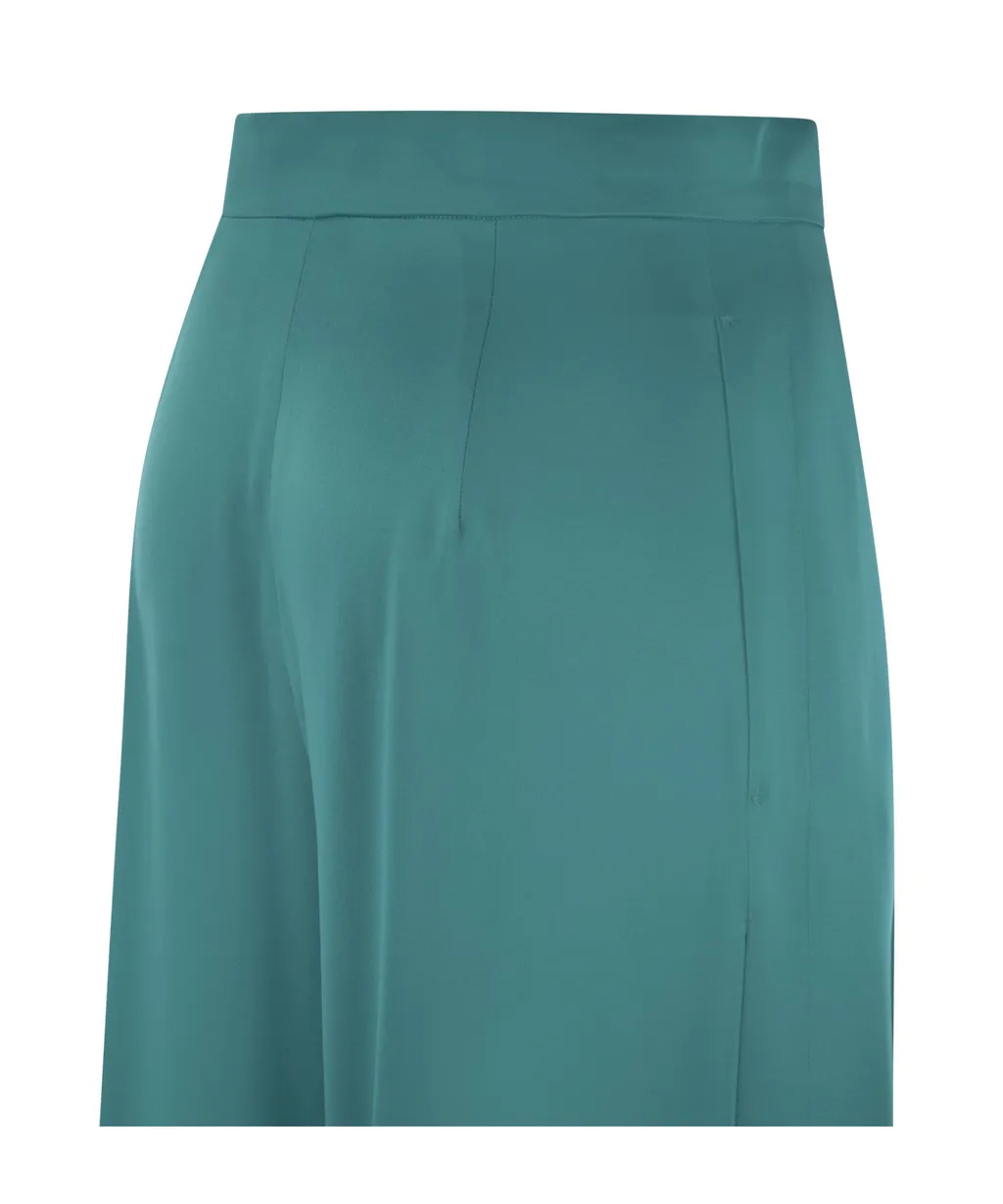 High Waist Straight Leg Trousers
