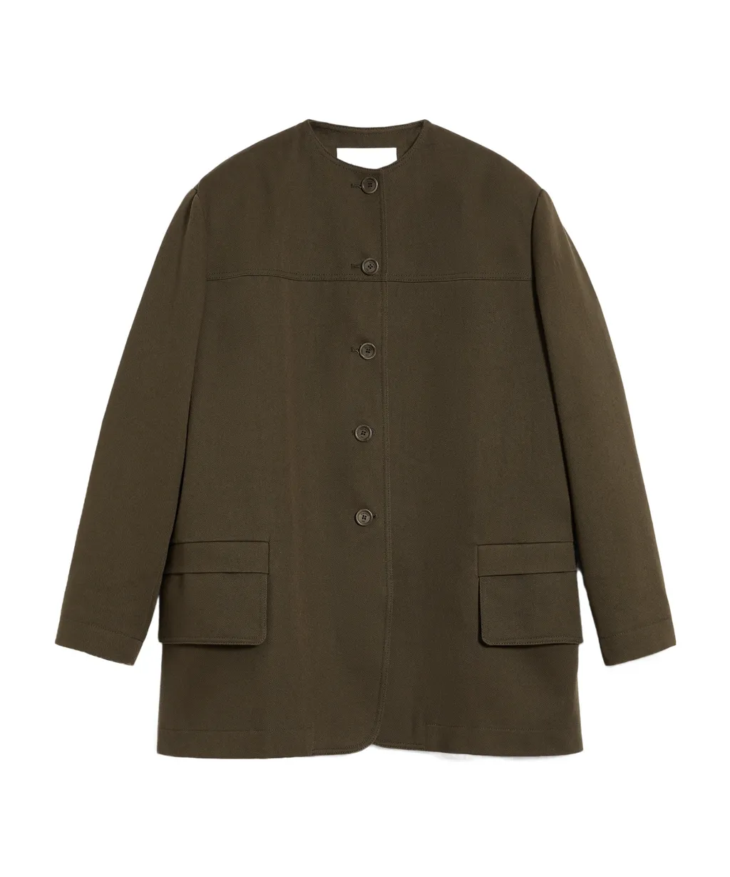 Recital Buttoned Long-Sleeved Jacket