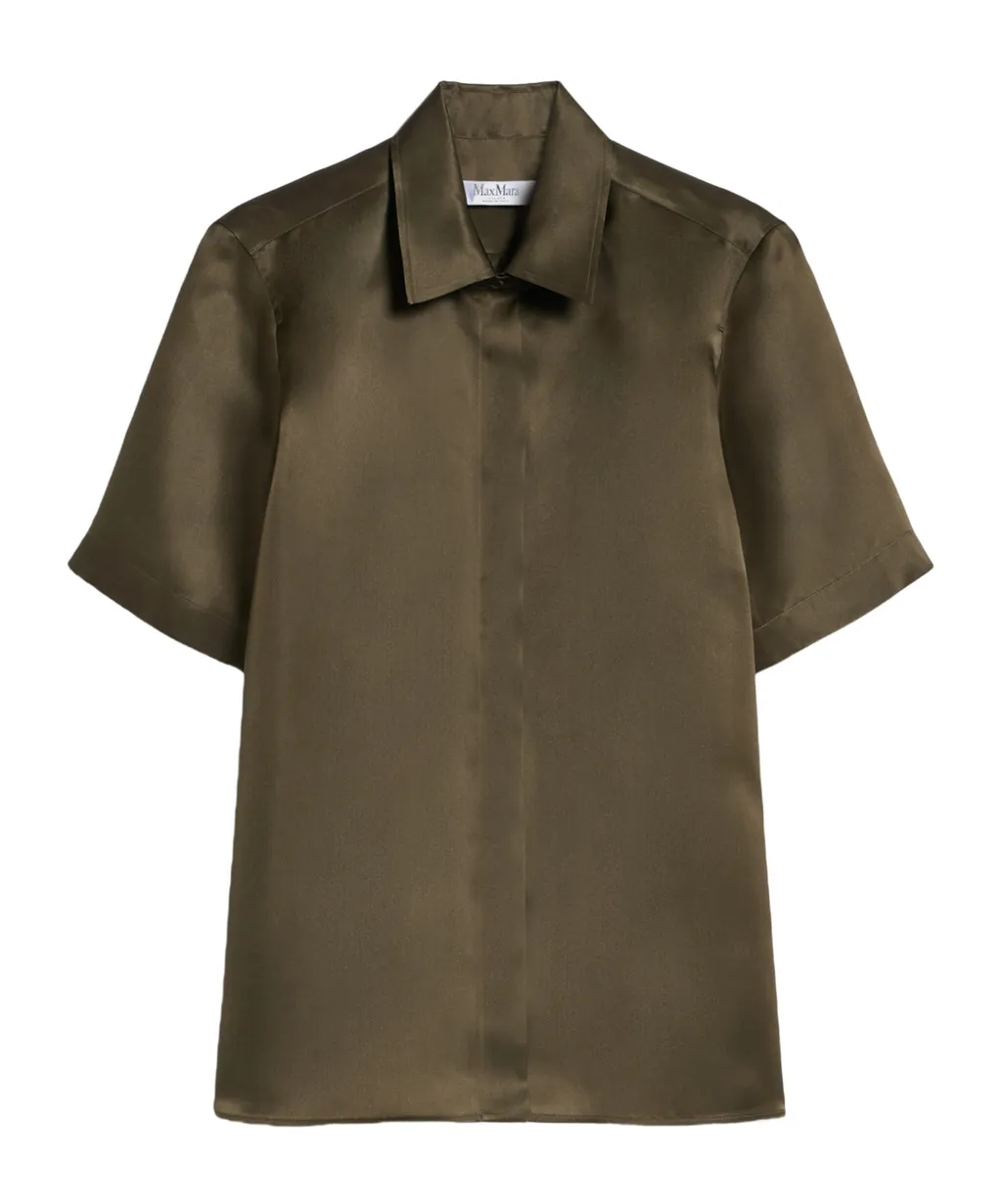 Buttoned Short-Sleeved Shirt