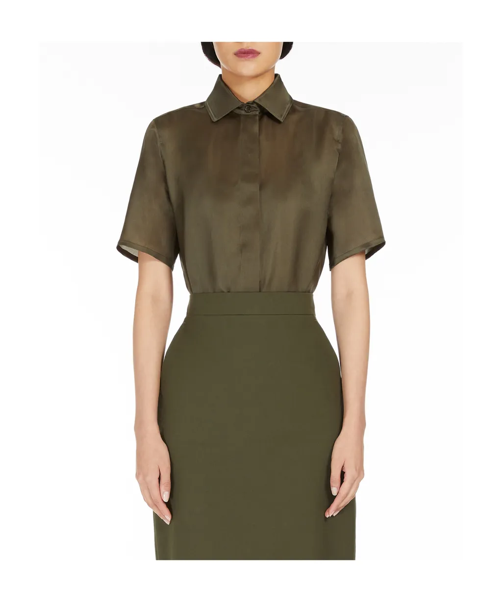 Buttoned Short-Sleeved Shirt