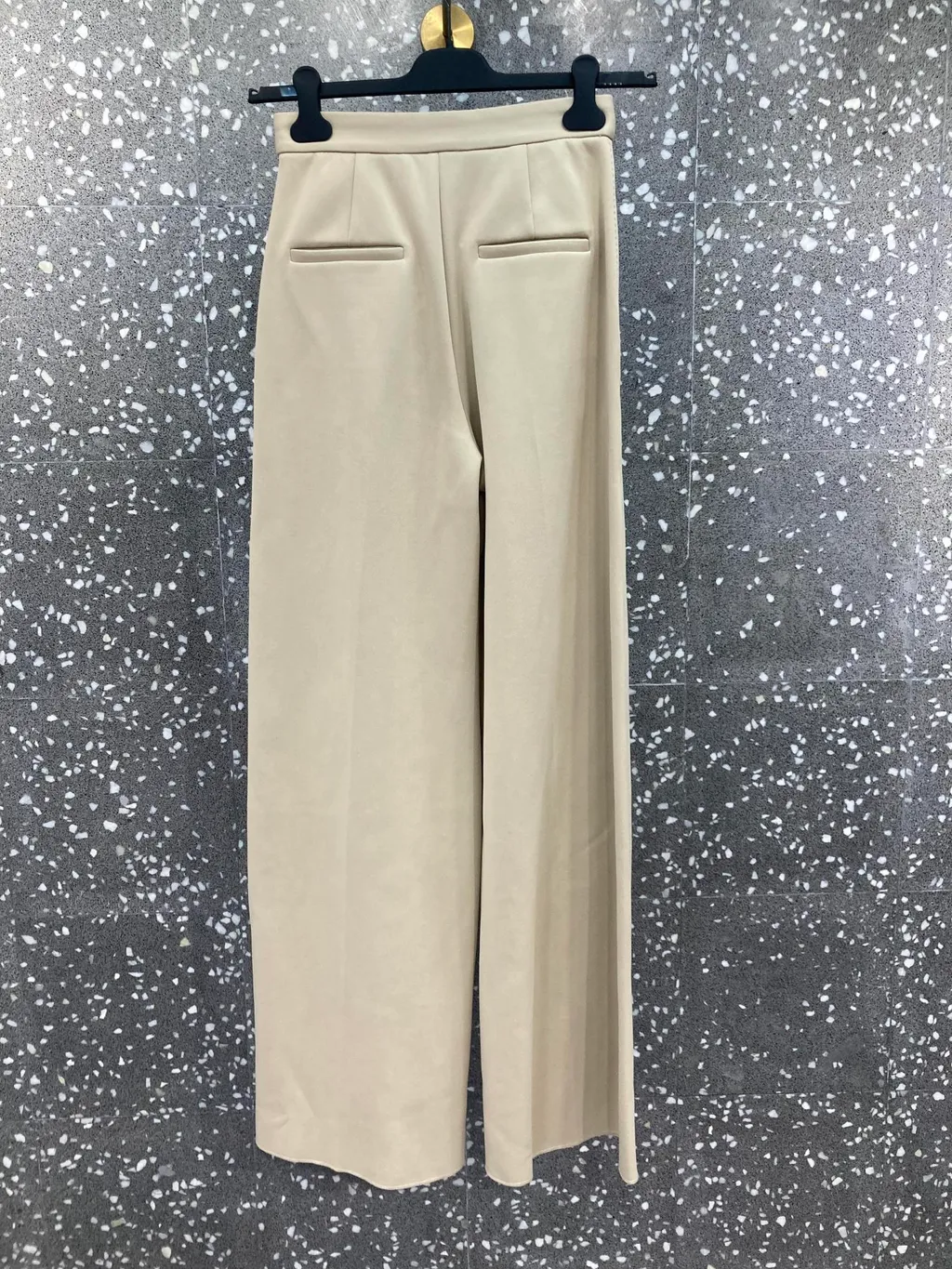 Pleated Wide-Leg Casual Pants
