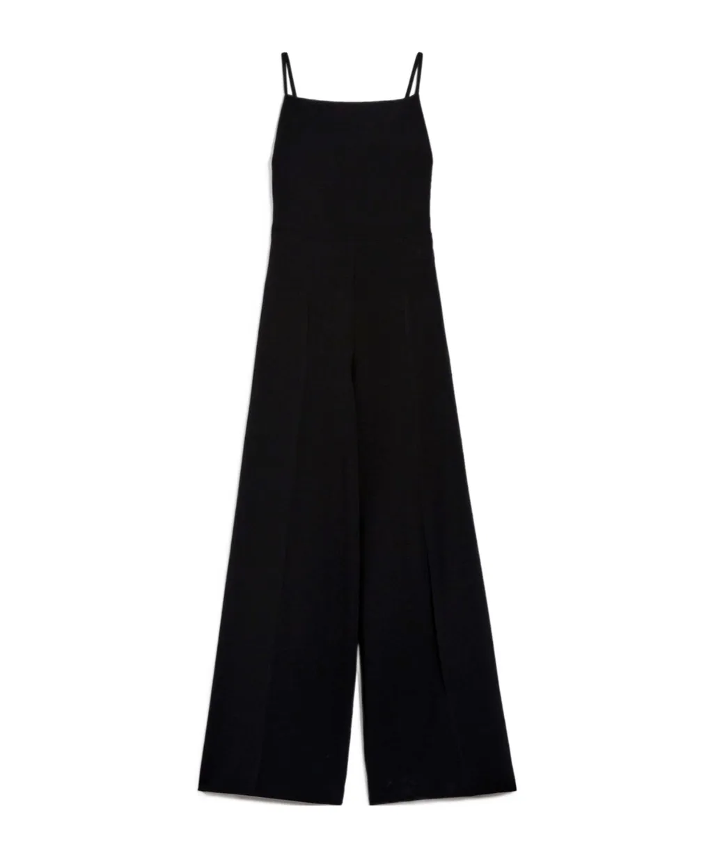 Straight Leg Sleeveless Jumpsuit