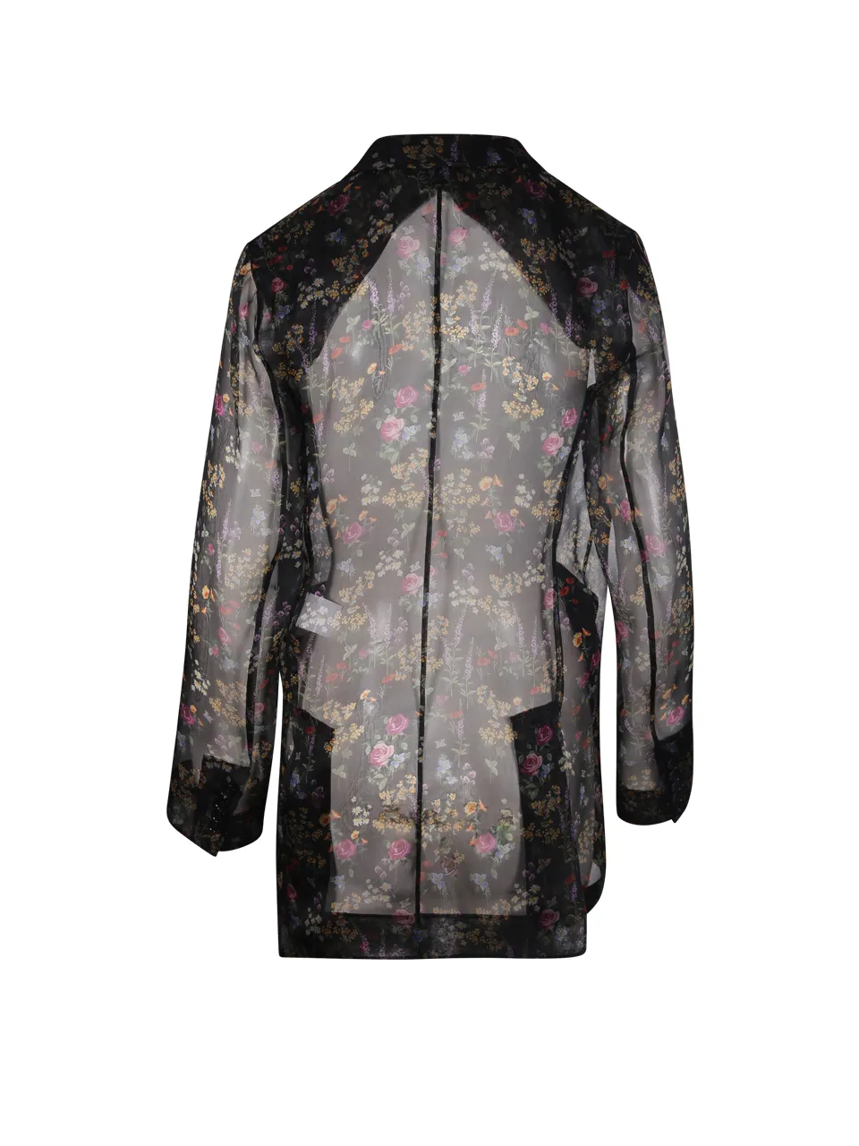 Floral Printed Sheer Jacket