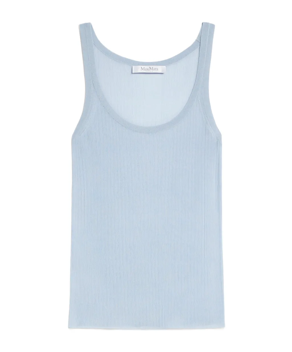 Sleeveless Ribbed Top