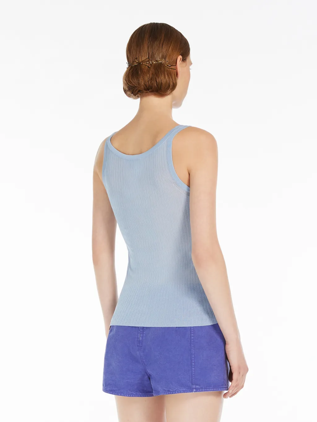 Sleeveless Ribbed Top