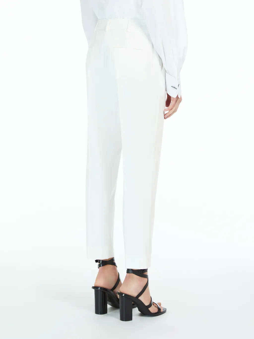 Tapered Cropped Trousers