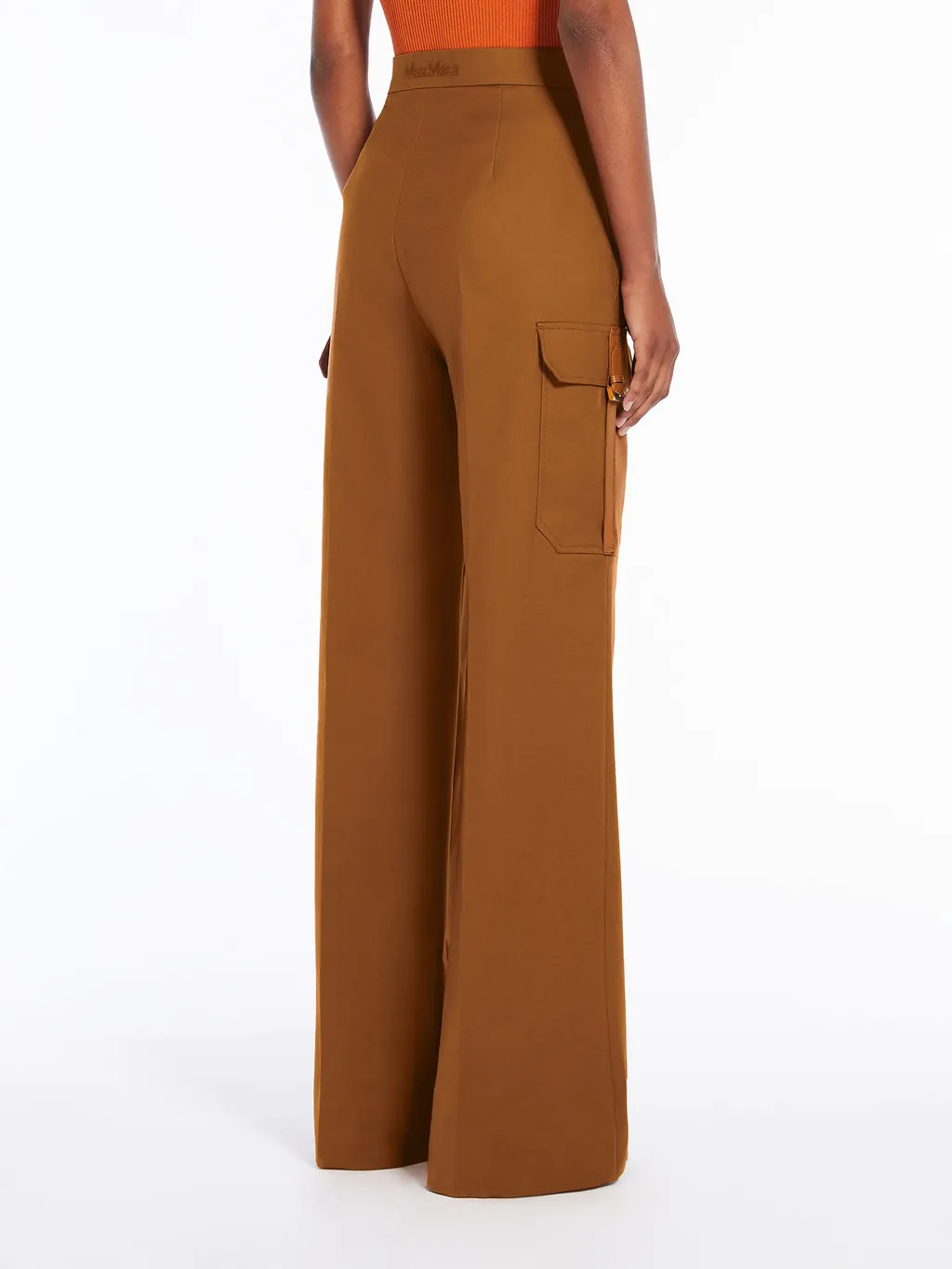 Buckle Detailed Straight Leg Pants