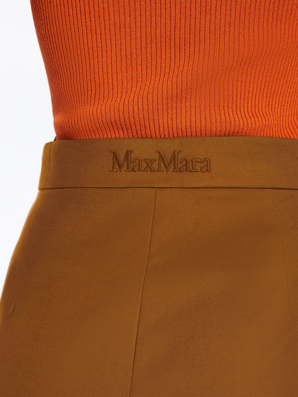 Buckle Detailed Straight Leg Pants