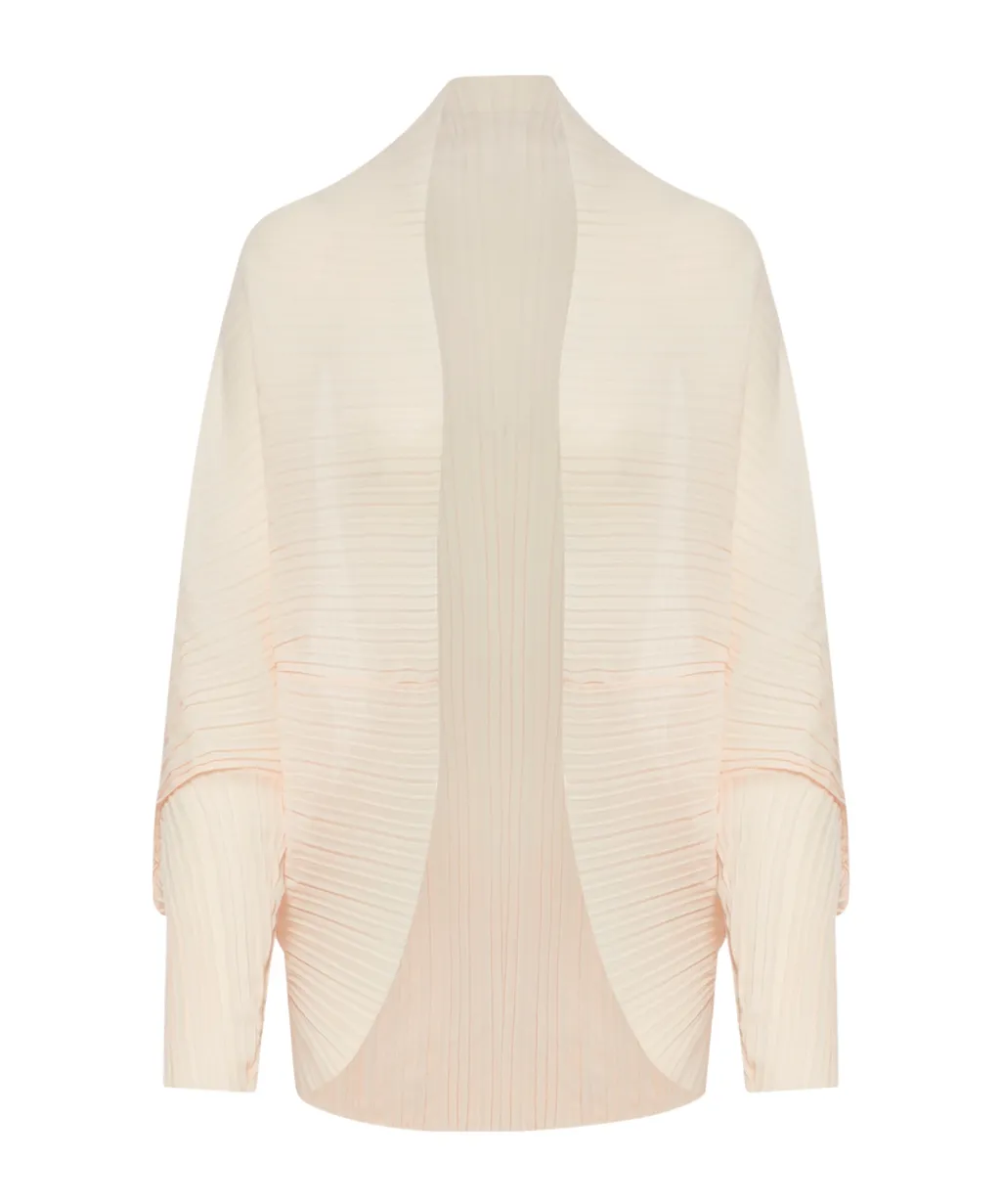 Pleated Long-Sleeved Jacket
