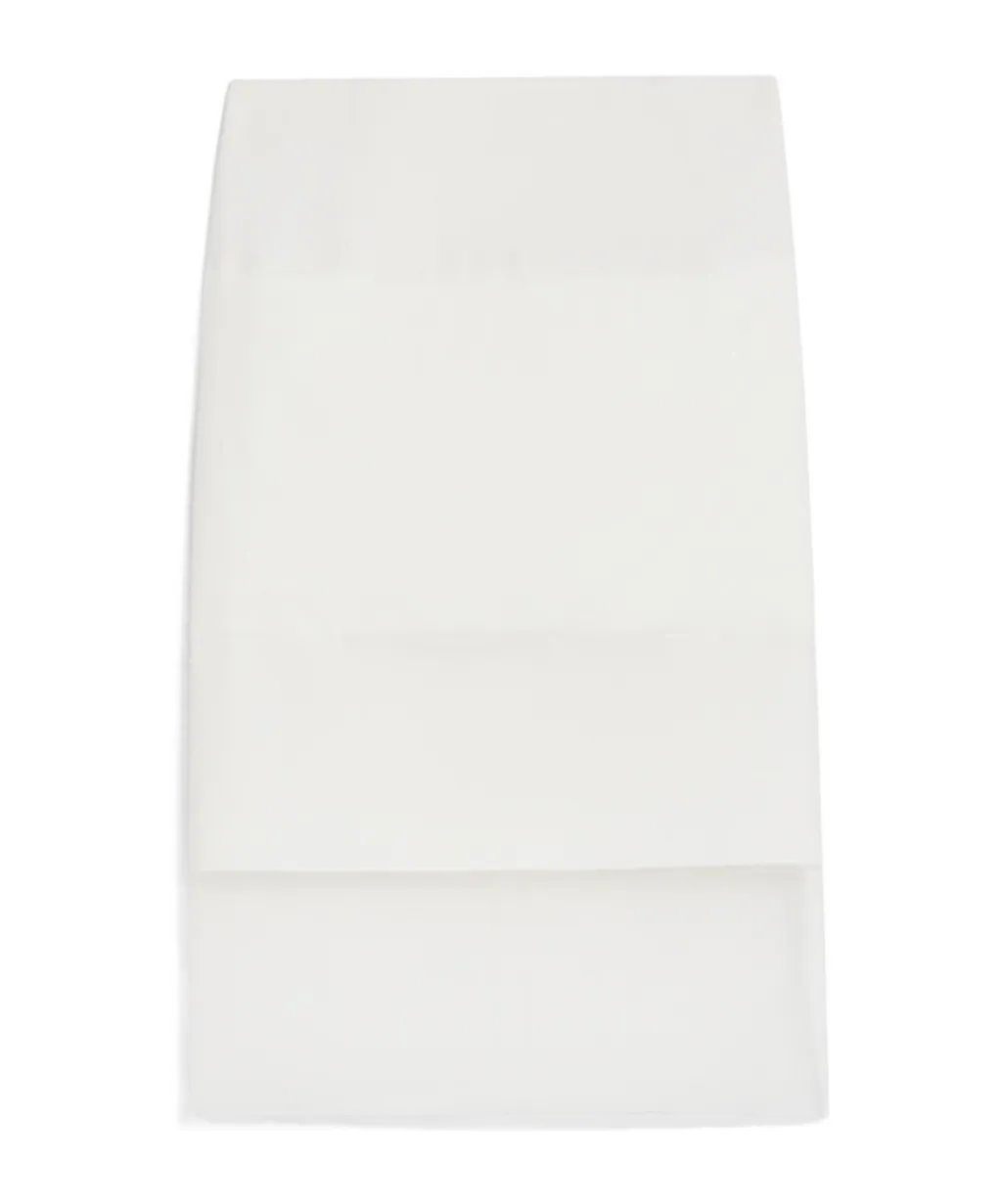 Zip Detailed Low Waist Skirt