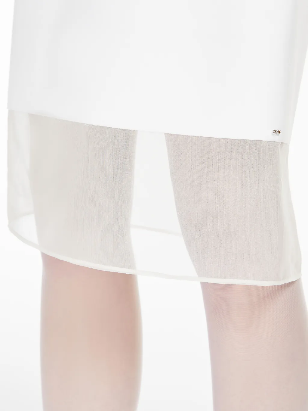 Zip Detailed Low Waist Skirt