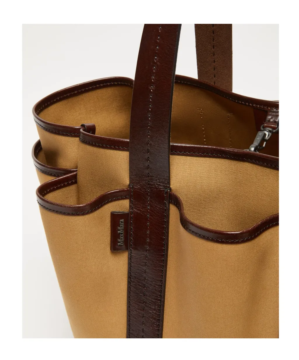 Logo Patch Top Handle Bag