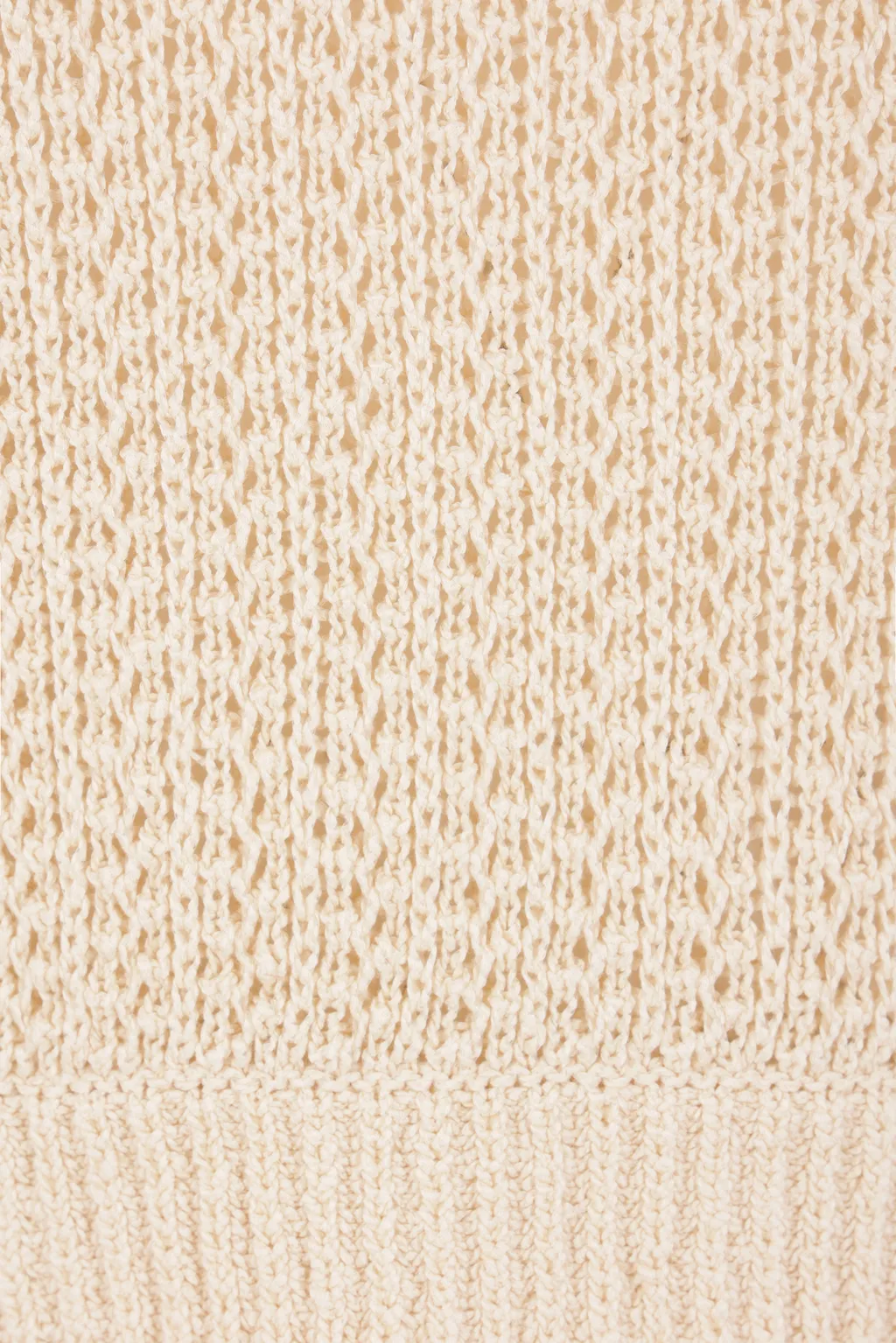 Round-Neck Knitted Pullover