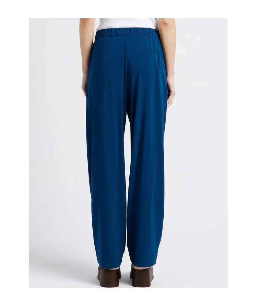 Plain Knit Crepe Trousers