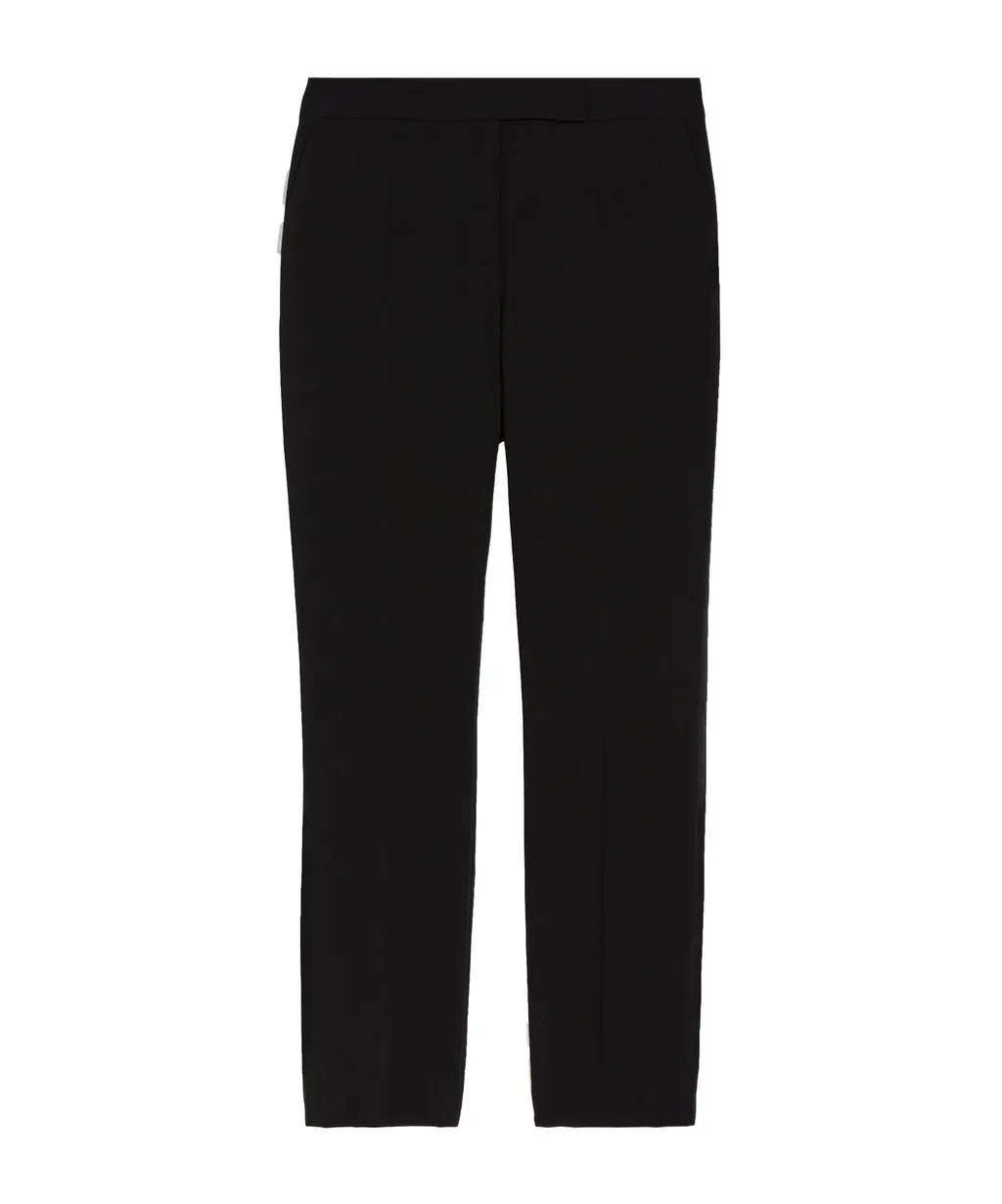 Straight Leg Cropped Trousers