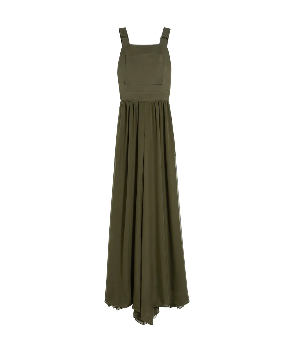 Bare-Back Design Jumpsuit