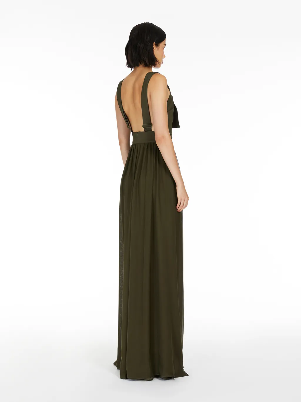 Bare-Back Design Jumpsuit