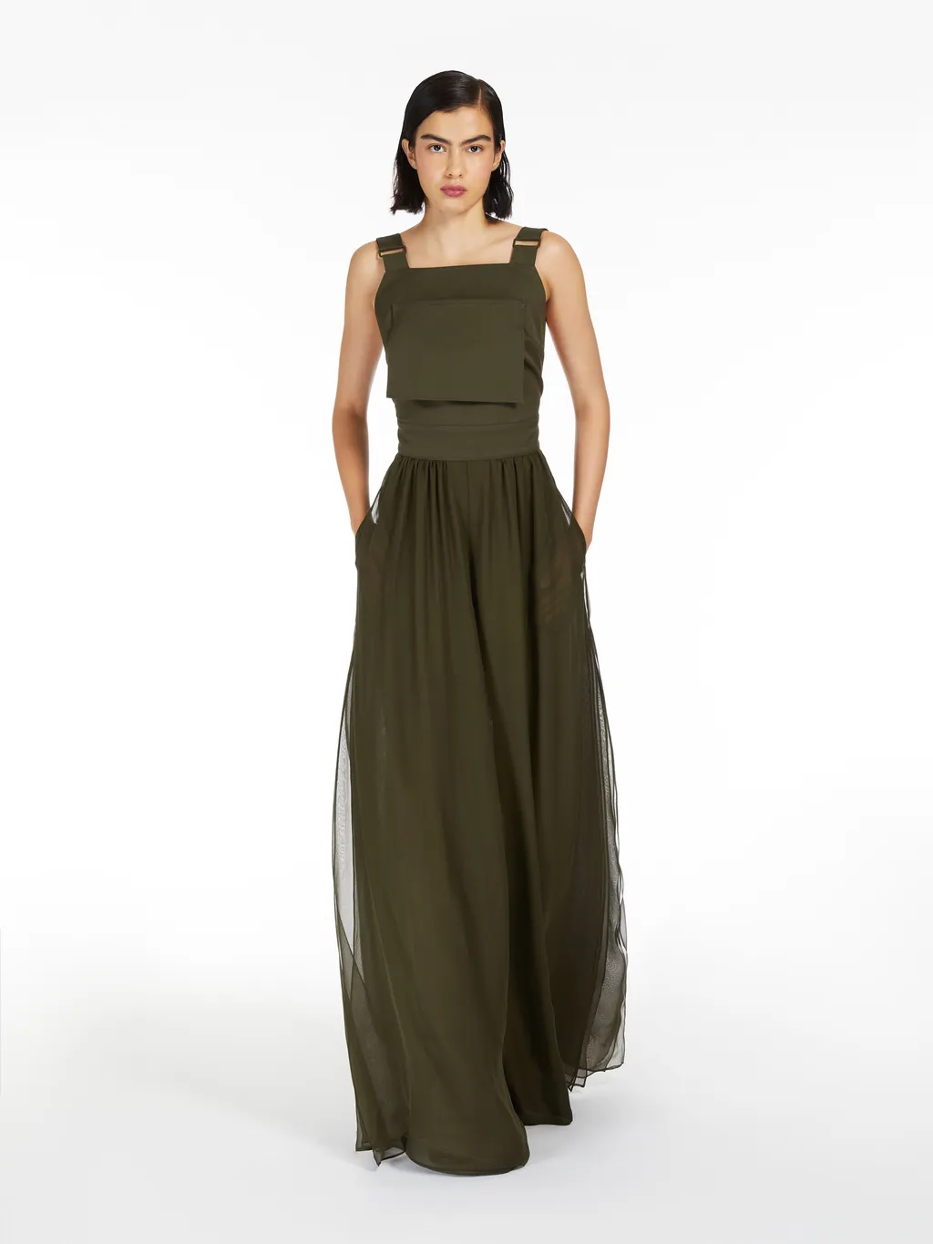 Bare-Back Design Jumpsuit