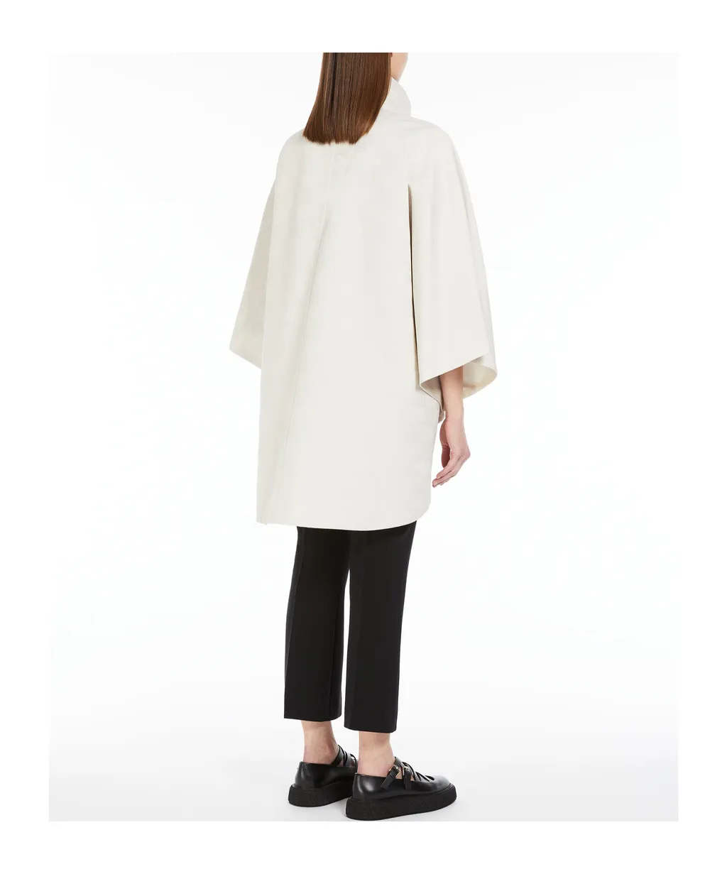 Monogrammed Button-Up Coat