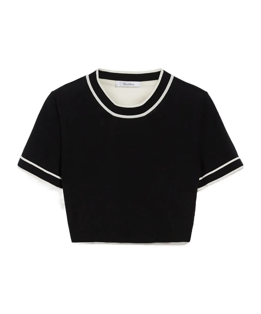 Round Neck Short-Sleeved Sweater