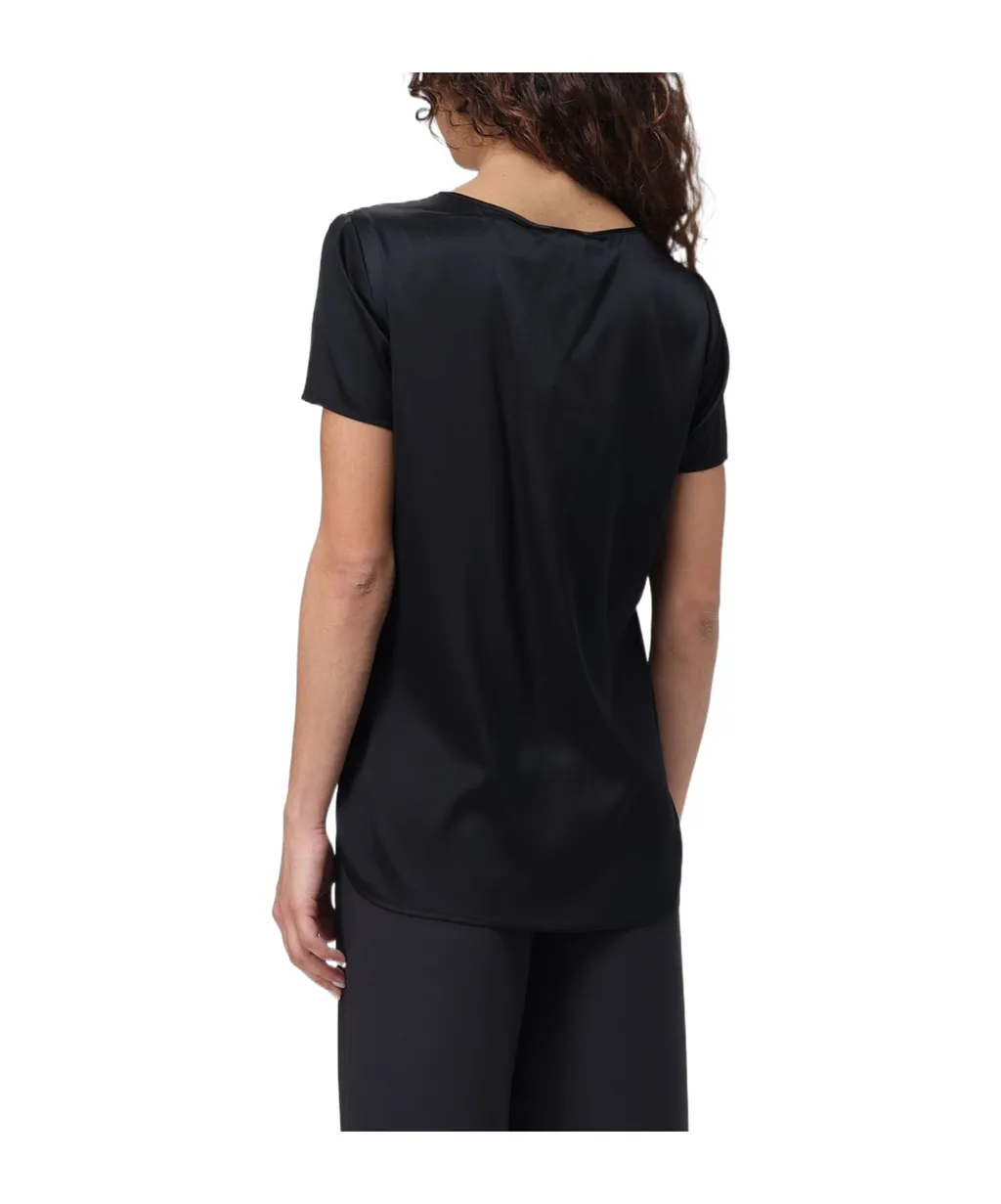Round Collar Short-Sleeve Shirt