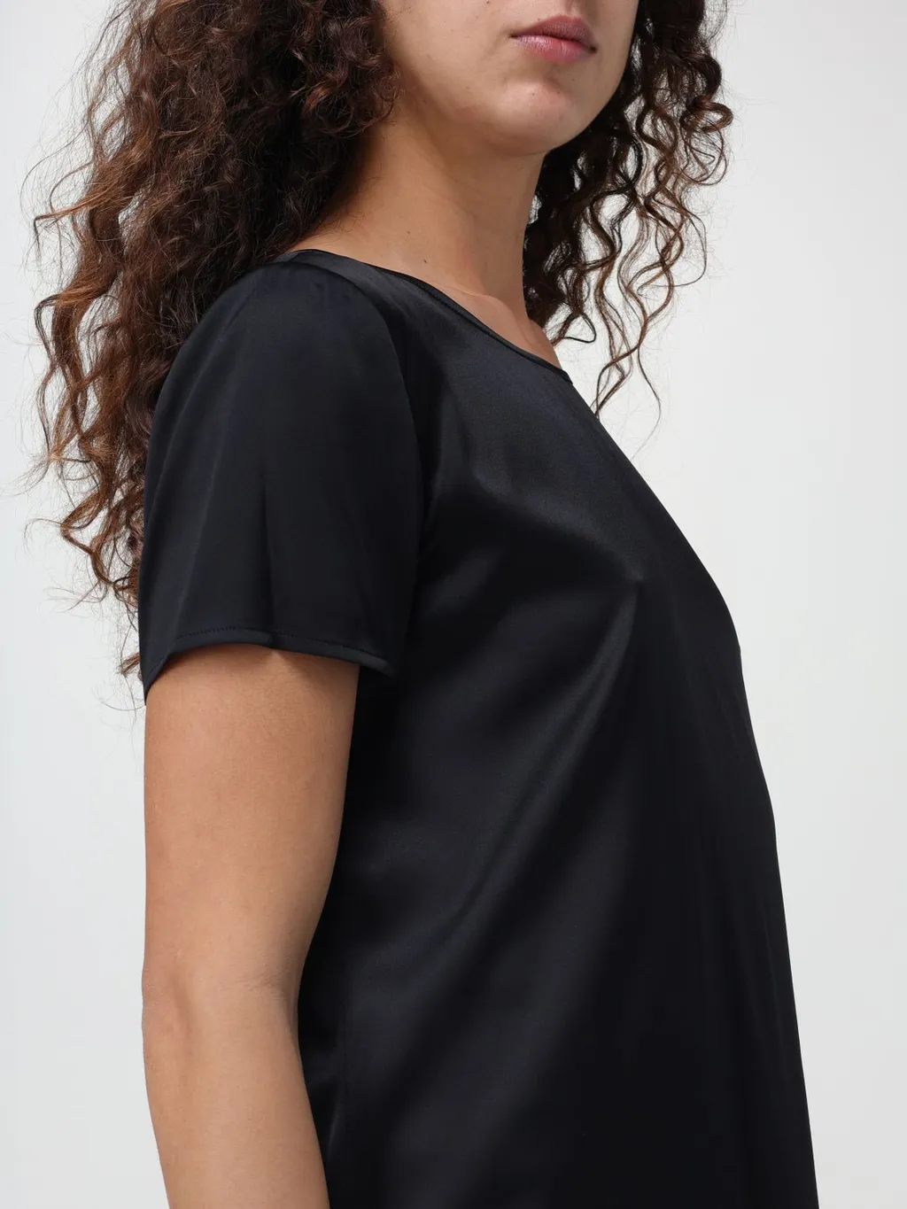 Round Collar Short-Sleeve Shirt