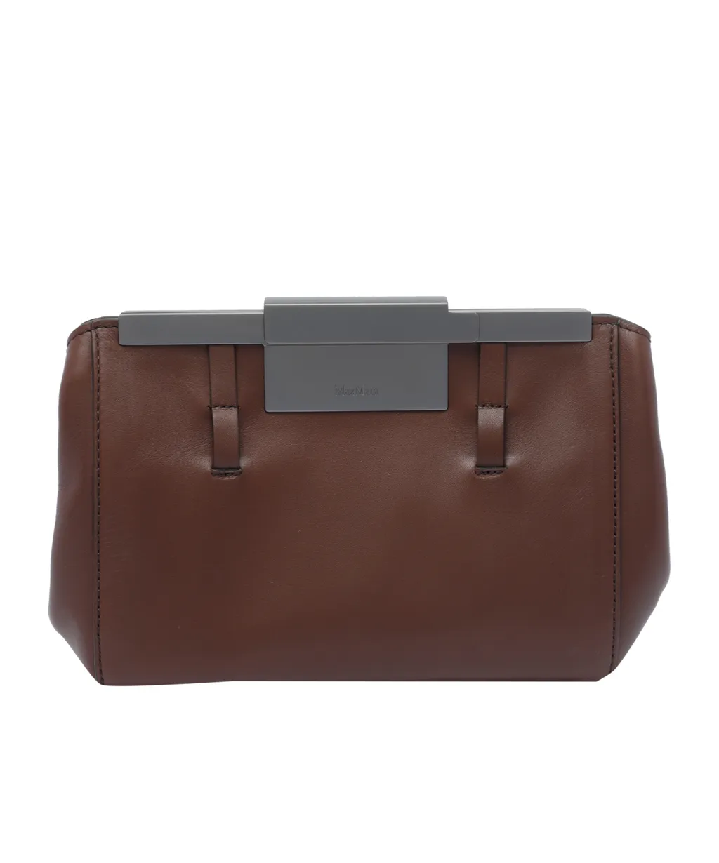 Logo Engraved Clutch Bag