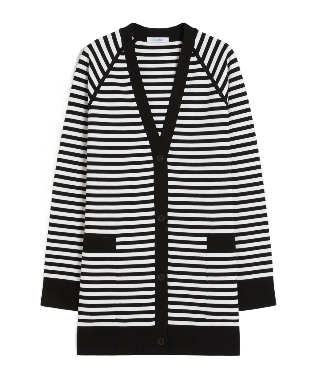 Jacquard Viscose Cardigan