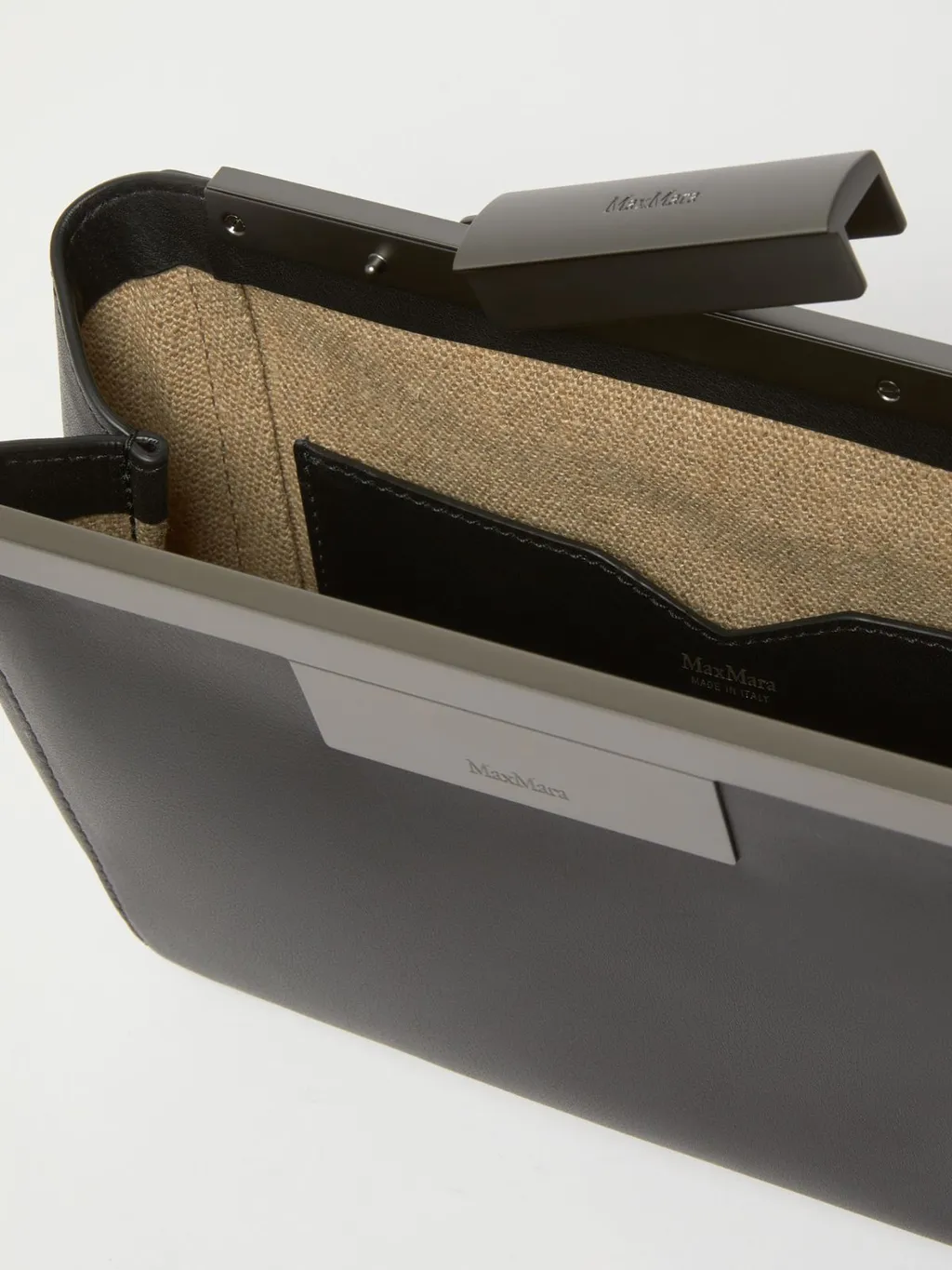 Logo Engraved Clutch Bag