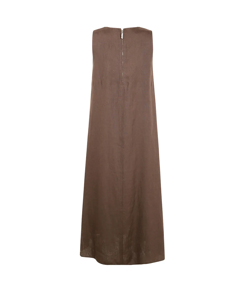 Simeone V-Neck Sleeveless Dress