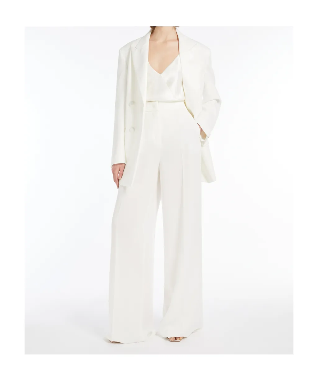 Straight Cady Trousers