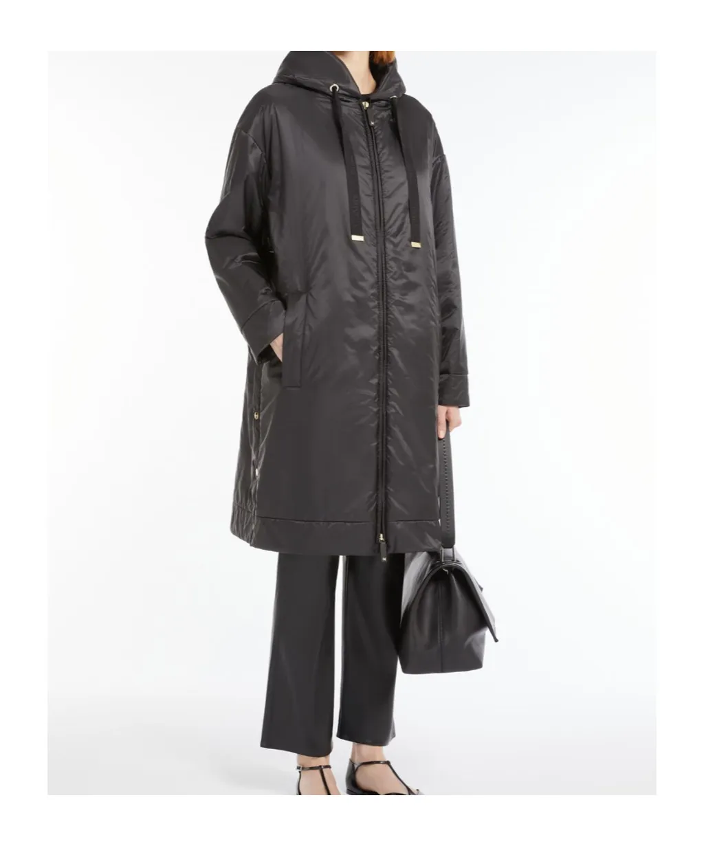 Belted Drawstring Coat
