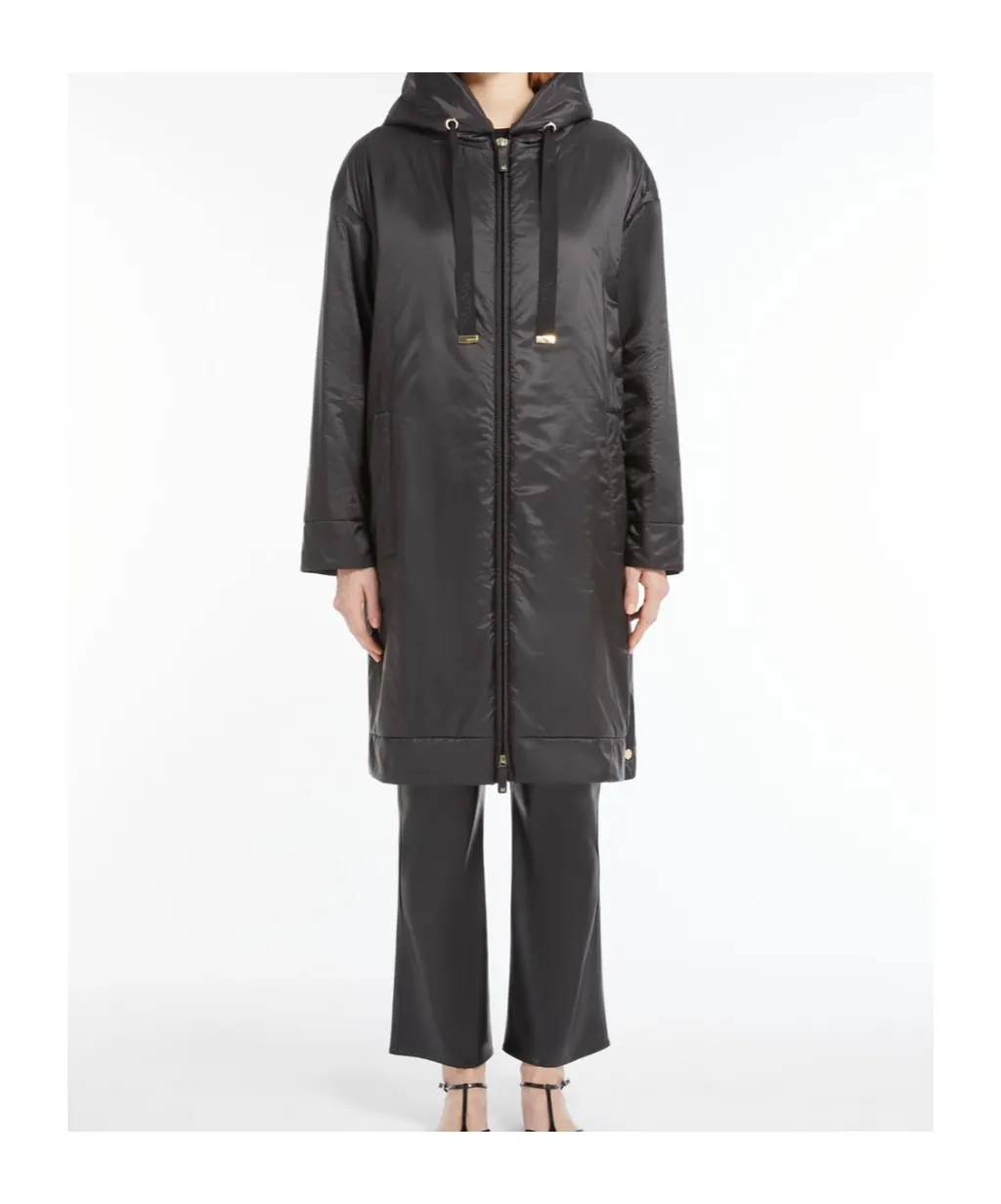 Belted Drawstring Coat