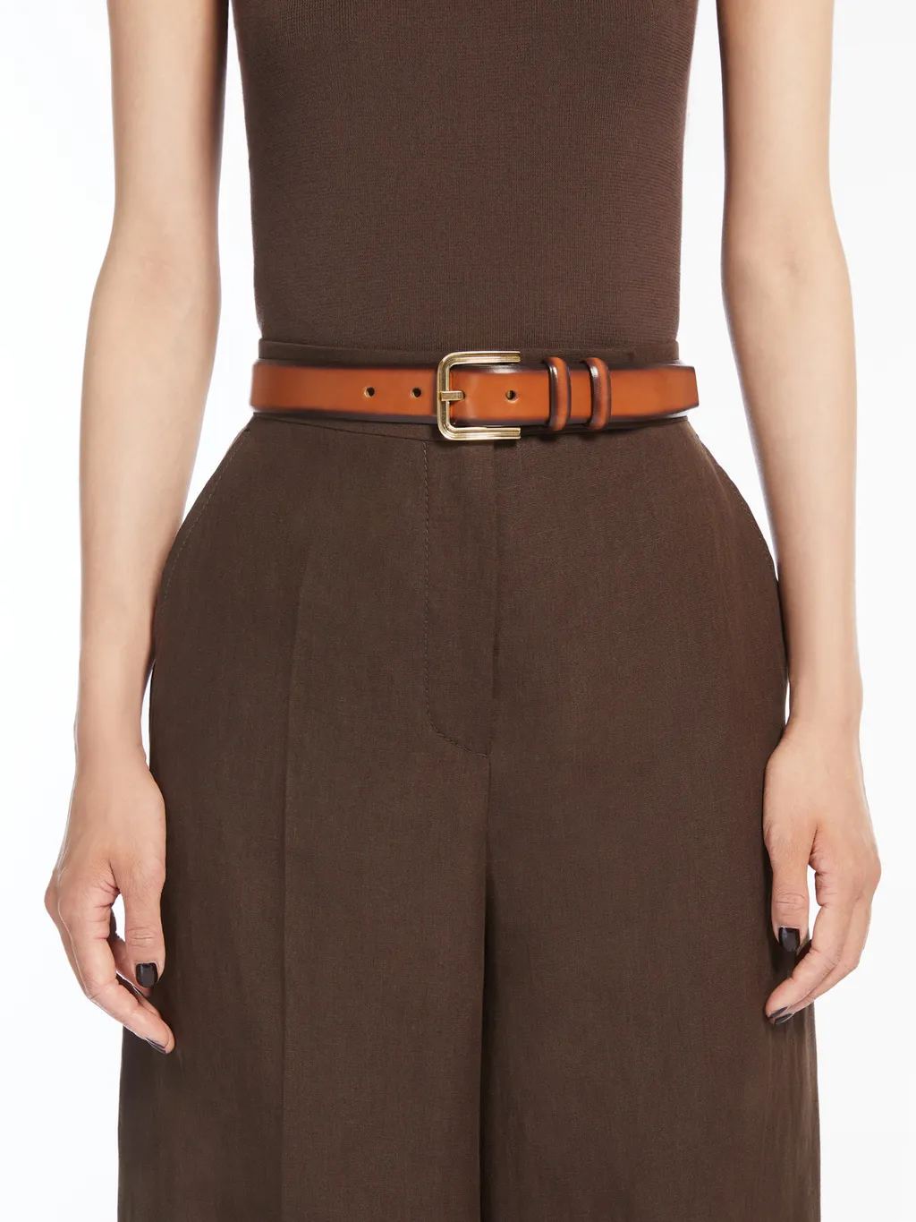 Leather Buckle Belt